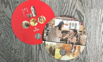石岡市乳製品加工会社のオリジナルうちわ1