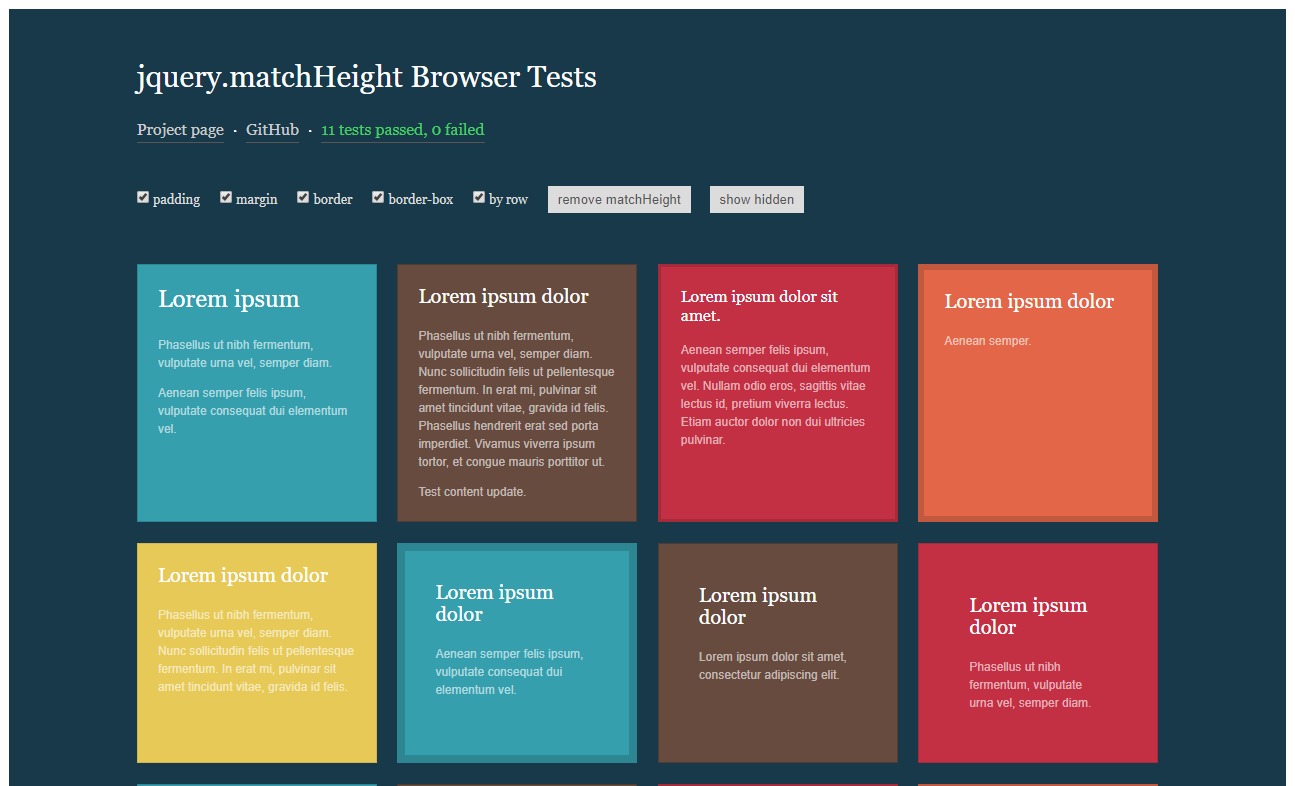 jquery-matchHeight-Browser-Tests