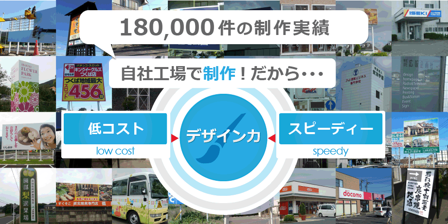 180000件の制作実績