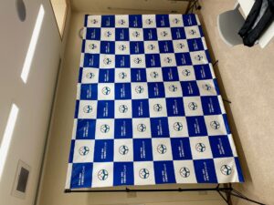 茨城県水戸市　医療施設内にリモート会議用バックボードを製作しました