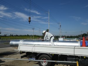 千葉県柏市　１０ｍポール看板を建てる場合の事前申請