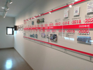 茨城県企業様のヒストリーコーナー展示物を制作しました