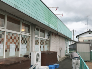 石岡市　飲食店看板取外し