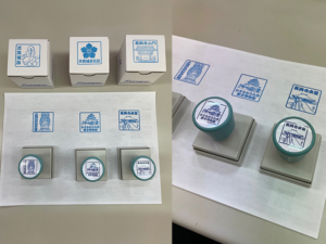 かすみがうら市の博物館様のオリジナルスタンプの作成をしました。
