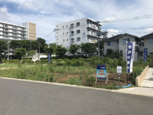 つくば市　分譲地除草作業