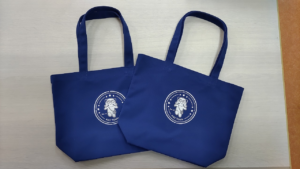 茨城県阿見町のゆるキャラプリントトートバッグの製作