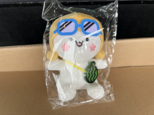 茨城県　阿見町のマスコットキャラクター　あみっぺのぬいぐるみを製作しました