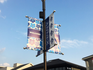 つくば市総合住宅展示場様のフラッグ作成をしました。