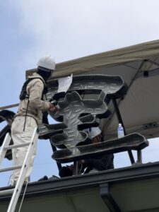 激アツな熊谷市にてネオンからLEDへ変更作業